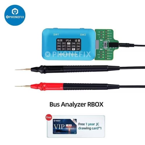 JCID RBOX Bus Analyzer for iPhone Android Signal Faults Detection Repair Tool