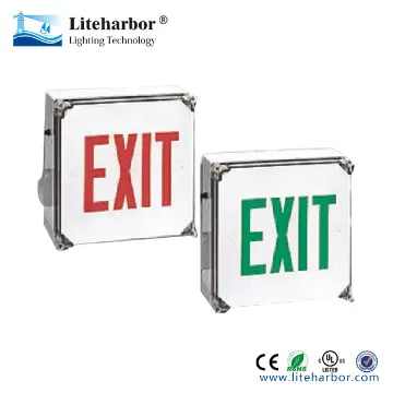 Emergency exits signs