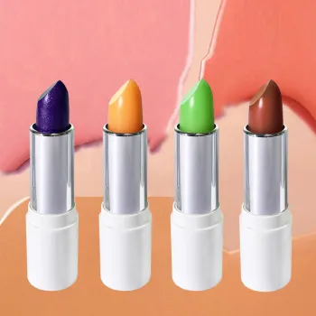 Green to Orange Color Change Lip Gloss Kit