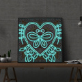 Butterfly Luminous Diamond Painting DIY Part Drill Mosaic Resin Special Shaped Diamond Painting Kit Craft Gift Home Decoration