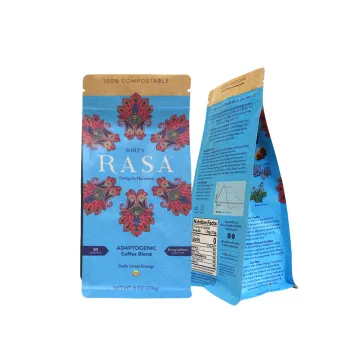 Biodegradable Coffee Bag With Easy Tear-Off Zipper