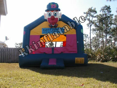 clown inflatable jumping castles in guangzhou KKC-L060