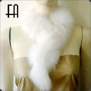 Factory direct wholesale fur trim stripes fox fur trim stripes for gament