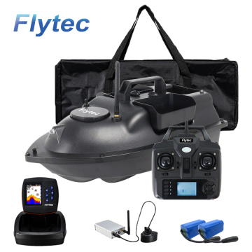Flytec 500M: High-Performance Saltwater GPS RC Bait Boat with Advanced Features: Fish Finder, Large 8-Hour Battery, and GPS Auto Return Technology