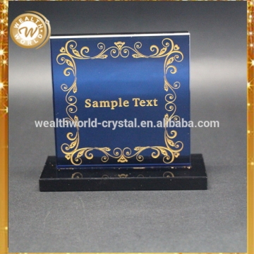 Excellent quality hot sell crystal color trophy decorative