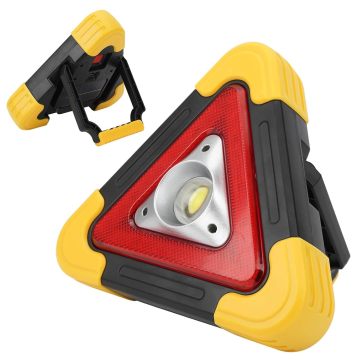 LED Emergency Lamp: Safety Triangle Flashing Warning Light for Roadside Emergencies
