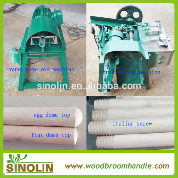 China factory professional machine making wooden broom handle , screw making machine