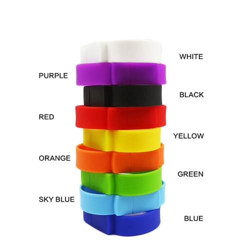 Unidad flash USB de pulsera colorida