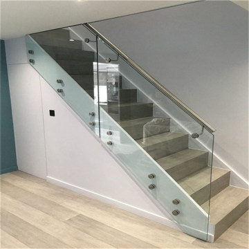 Stainless Steel 304 Stair Railing Post Glass Railing