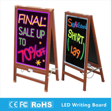 Make waterproof flash led writing board for advertising