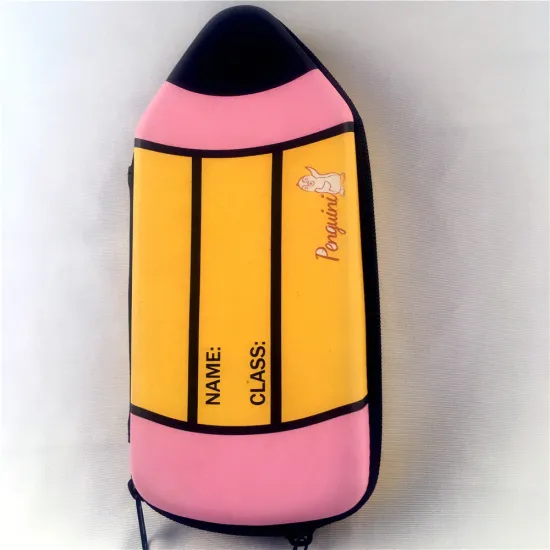 Cute EVA Silicone Pencil Case with Zipper