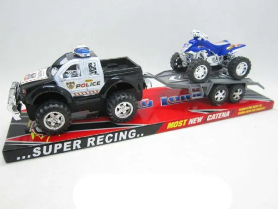 FRICTION POLICE CAR WITH MOTOR