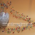 Colorful Acrylic Faceted Beads Garland Tree Branches