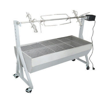 70kg 120cm Commercial Stainless Steel Charcoal Barbeque Pig Hog Roasting Machine
