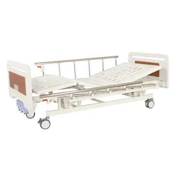 CE ISO movable manual three function hospital bed