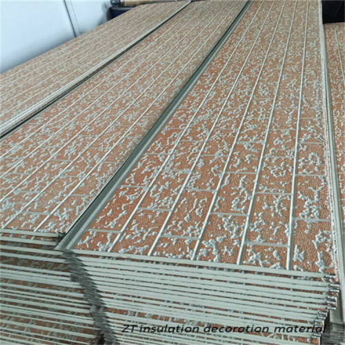 Exterior insulation decorative integral wall cladding