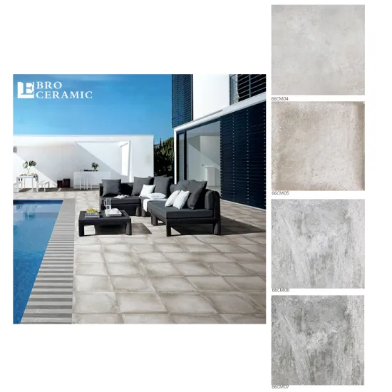 Grey Glazed Porcelain Tile Prices in Sri Lanka - 30x60 & 60x60 Cement Design Tiles 66CM003