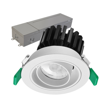 ETL Sertifikalı Ayarlanabilir Downlight LED 12W Kuzey Amerika Pazarı