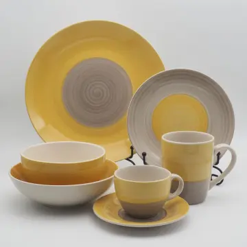 New arrival hand painted luxury dinner plates set dinnerware tableware sets