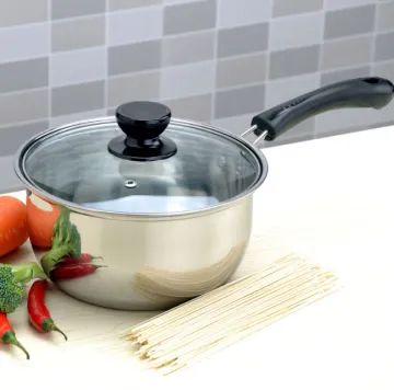 Single Bottom Thickening Stainless Steel Milk Pot