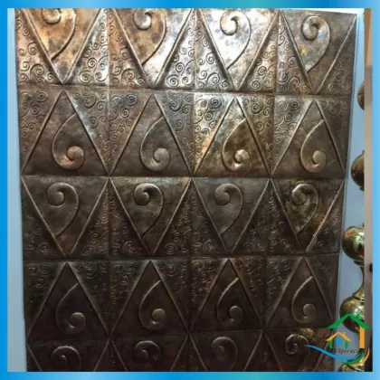 Cast stone royal wall decoration