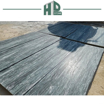 Modern Green Sea Wave Granite Slab Tiles - Polished Floor Stones for Interior Design
