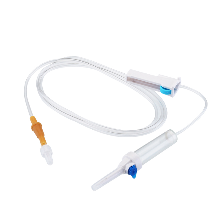 Medical disposable saline infusion set