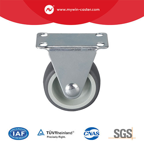 2 -calowa Ameryka TPR na PP Core Wheel Plate Fix Caster
