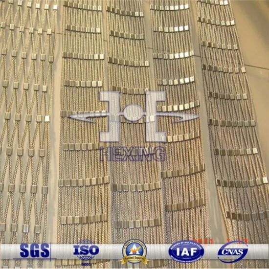 Stainless Steel Wire Rope Fence Mesh
