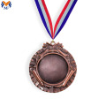 Premio al por mayor Premio Metal Medallas en blanco Grabado de logotipo
