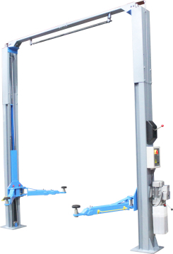 Clear floor design,ne Side Manual Mechanical Release Clear Floor 2 Post Car Lift