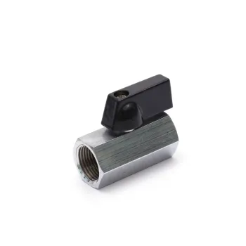 Standard Nickel Plated Mini Ball Valve Gas Ball Valve PN20 Brass Mini Ball Valve With Aluminum Butterfly Handle