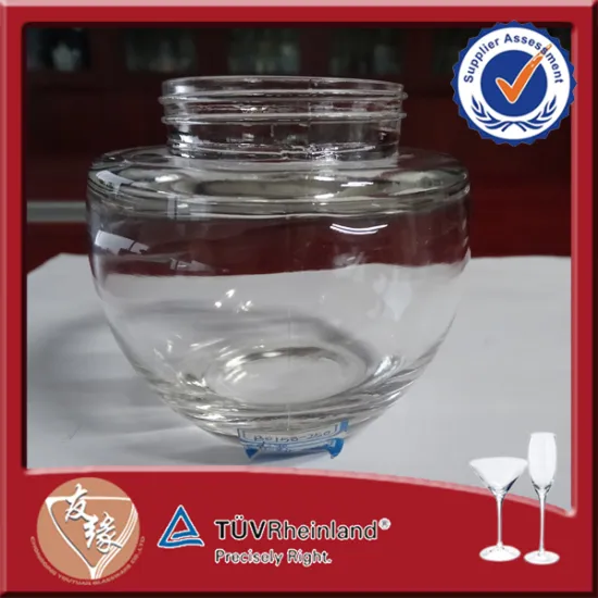 Antique 25CL Screw Top Cosmetic Bottle Face Cream Glass Jar