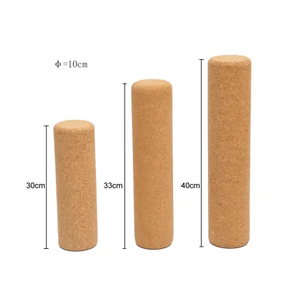 High Density Cork Yoga Foam Rollers for Yoga & Pilates Accessories