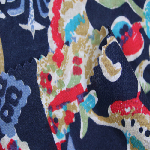 Light And Compact With Cotton Voile Printed Fabric