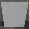 Toughened 10mm White Back Painted Glass Pane