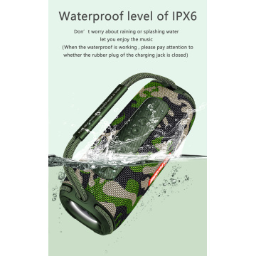 Waterproof Bluetooth Speaker with TF Card USB Subwoofer
