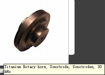Titanium Rotary Horn Sonotrode 30khz