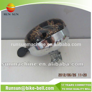 Bicycle ring with customized logo knocking bicycle bells