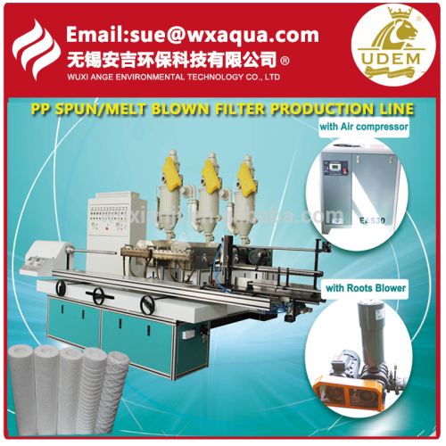 10inch~100inch pp spun filter cartridge making machine from WUXI ANGE