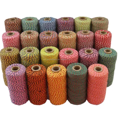 Cotton Macrame Craft String 100m - 100% Cotton Colourful Bakers Twine