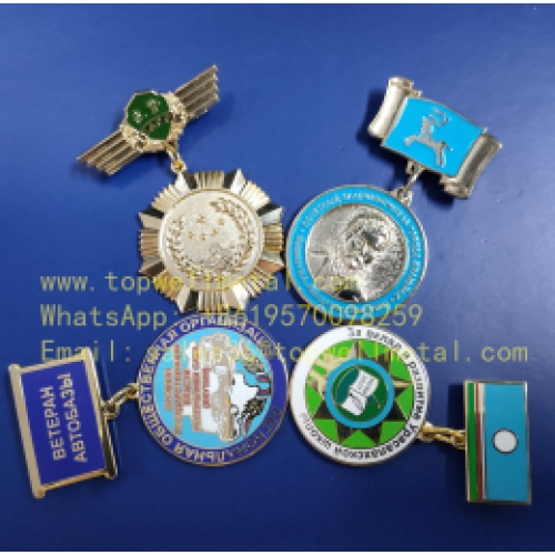 Medals Badges Hard Enamel for Souvenirs and Gifts