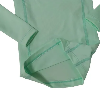 Customized Colorful Polyester Lycra Fabric Children's Long Sleeved Sunscreen Clothes