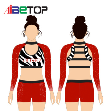 Uniformes de torcida preta laranja para equipes dinâmicas