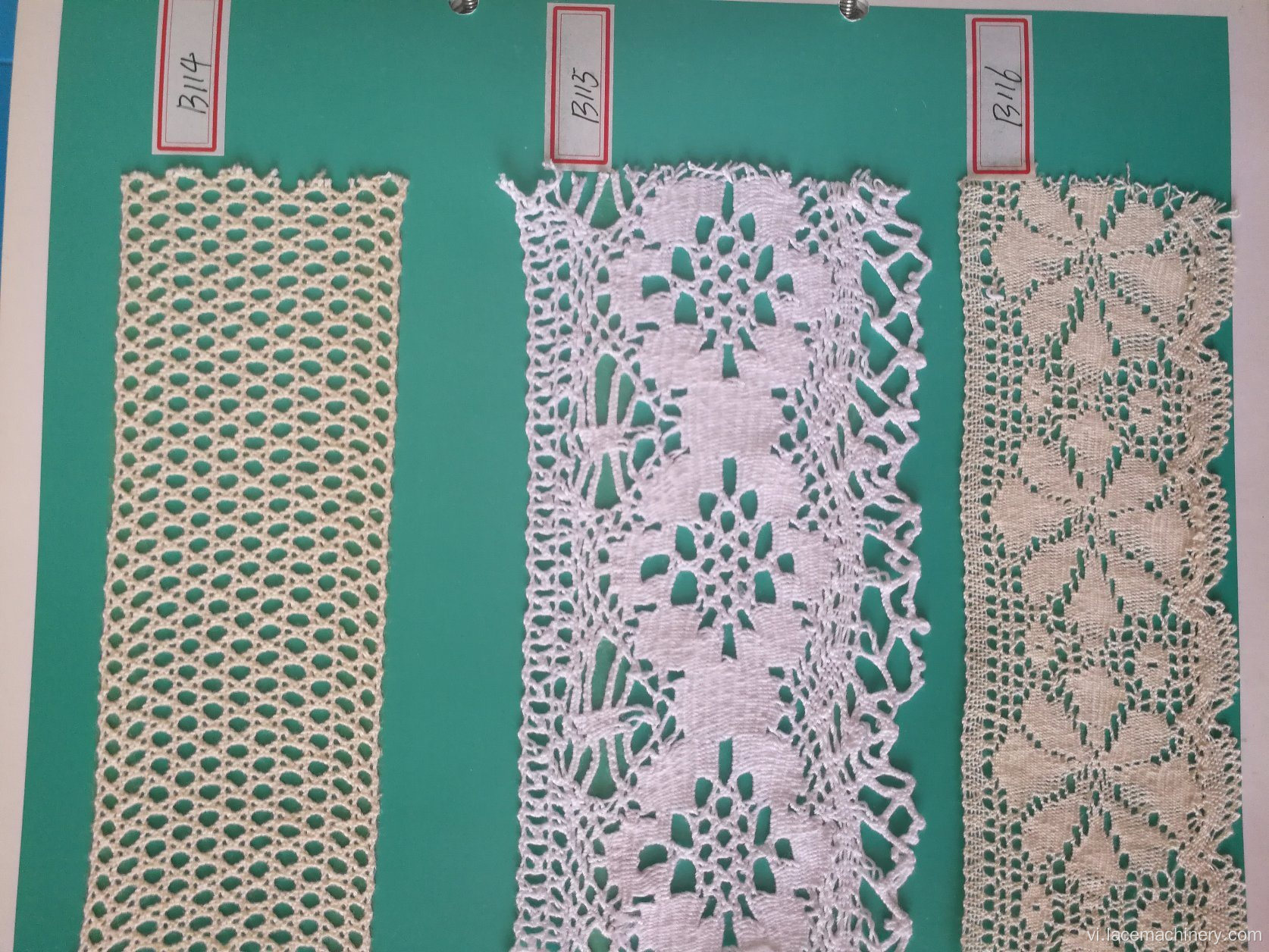 Máy thêu ren sợi bông Jacquard máy tính