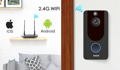V7 Smart Home HD Doorbell Video Doorbell Camera