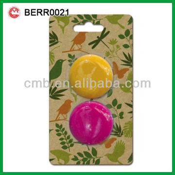 2 Colorful Rounded Eraser For Kids