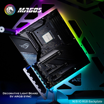 M/B IO RGB Backplate 5V Argb Sync Light-emetting Back Light