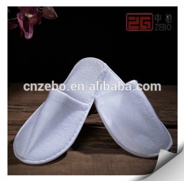Wholesale Manufacuture Promotional Disposalbel White Waffle Weave Cotton Hotel Slippers