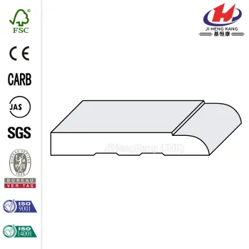 Convex Mold Bathroom White Primer Door Base